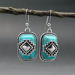 Ethnic Silver Plated Turquoise Stone
