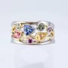 Vintage Colorful Zirconia Ring