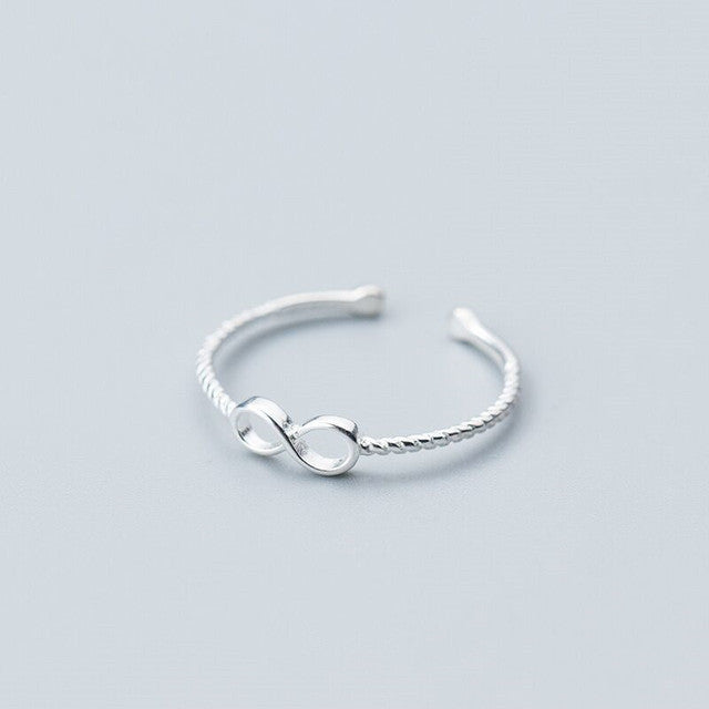 Infinity Vintage Silver Ring