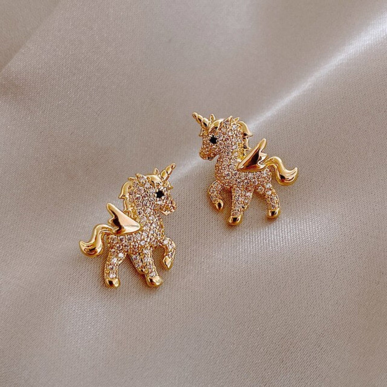 Shiny Unicorn Earrrings