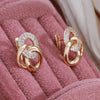 Elegant Bright Spiral Earrings