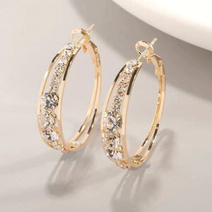 Elegant Sparkling Hoop