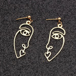 Silhouette Earrings in Gold and Silver