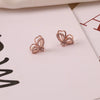 Rose Butterfly Earrings