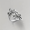 Vintage Flower Silver Ring