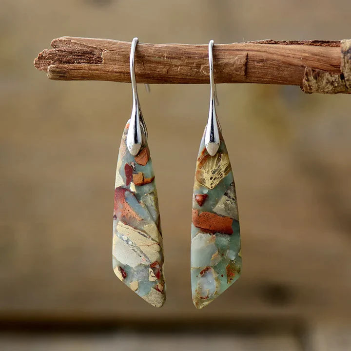 Vintage Nature Stone Earrings