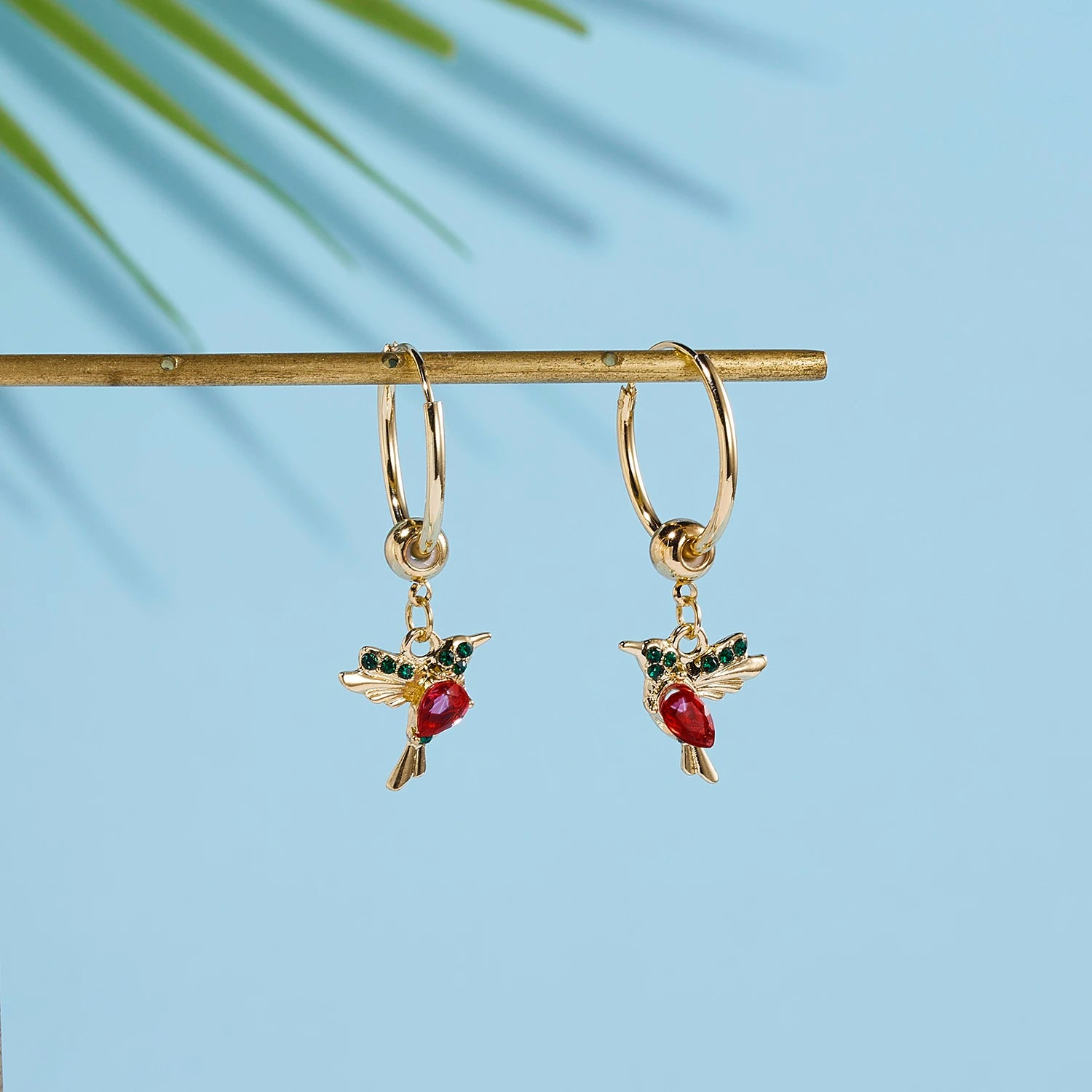Limited Edition Flying Hummingbird  with Zirconia Inlay