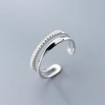 Double Line Adjustable Ring