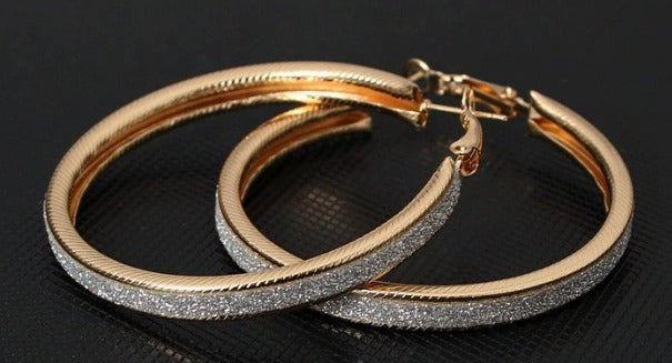 Vintage Golden Bright Hoop