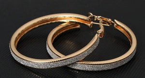 Vintage Golden Bright Hoop
