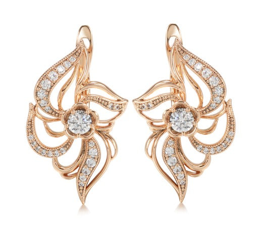 Elegant Gold & Zirconia
