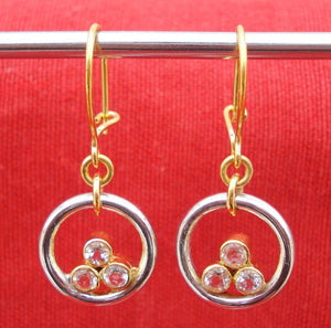 Vintage Gold & Silver Triple Zirconia