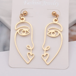 Silhouette Earrings in Gold and Silver