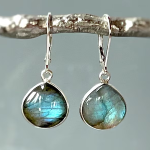 Vintage Blue Cosmic Stone Earrings