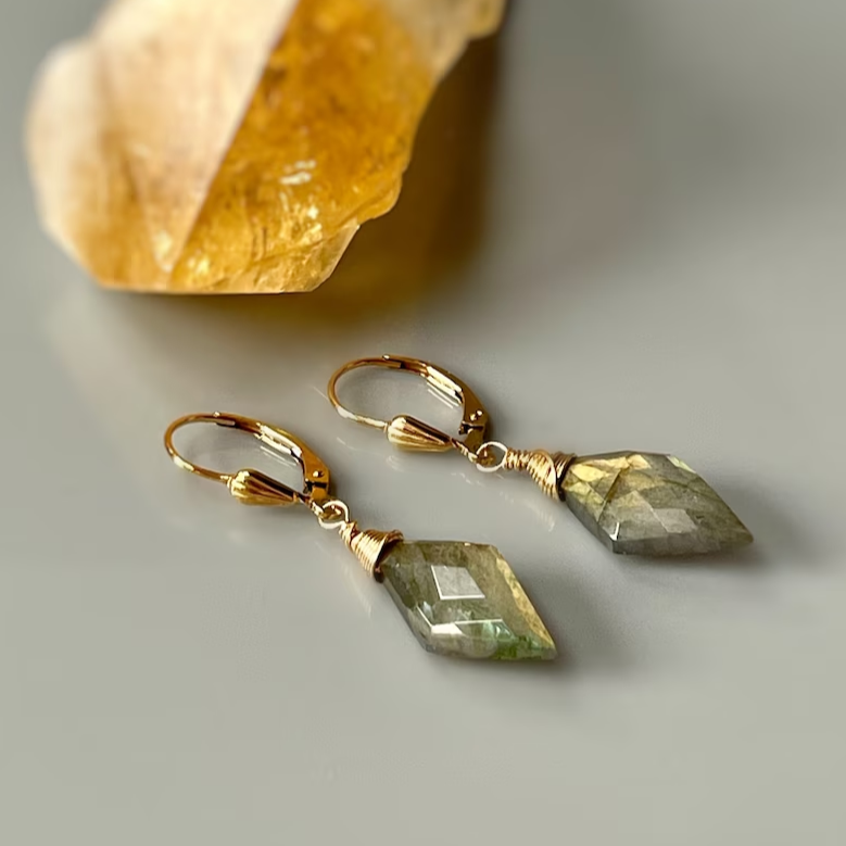 Vintage Aventurine Earrings