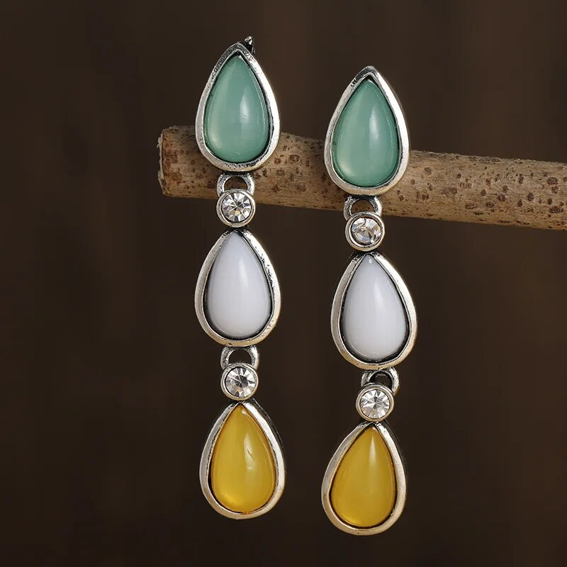 Vintage Colorful Drop Dangling
