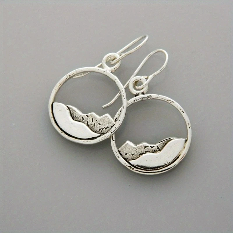 Vintage Hollow Mountains Earrings