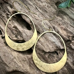 Vintage Hollow Golden Earrings