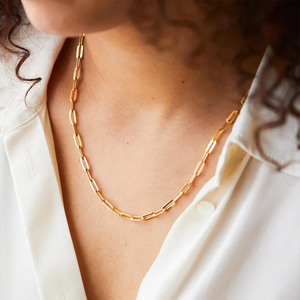 Golden Fine Elegant Necklace