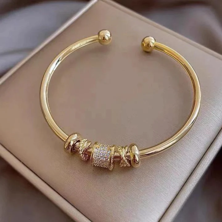 Golden Zirconia Elegant Bracelet