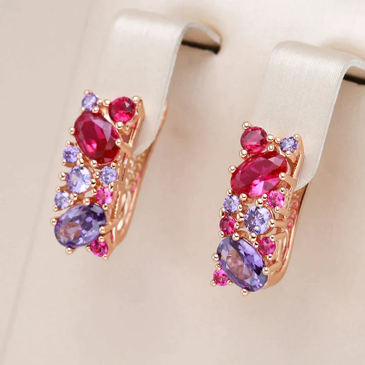 Elegant Pink & Purple Crystal