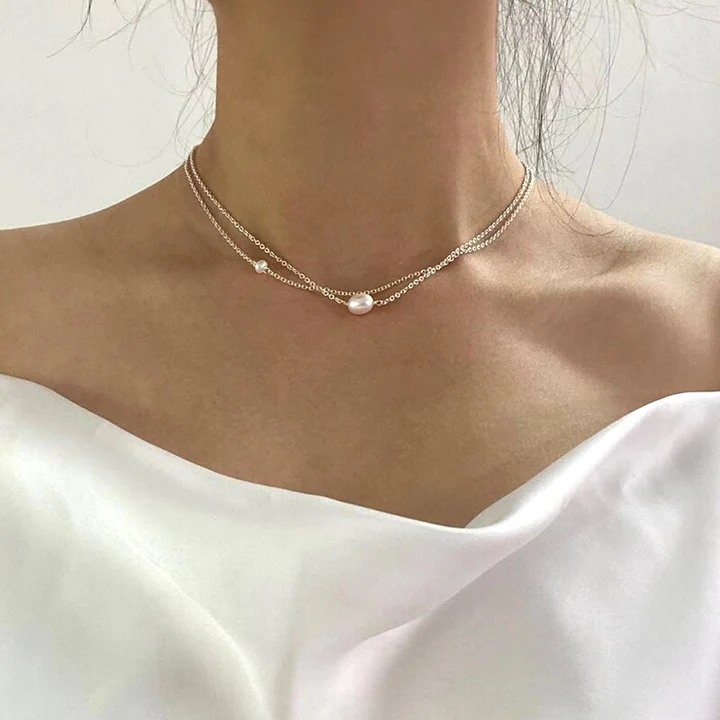 Elegant Small Pearl Necklace