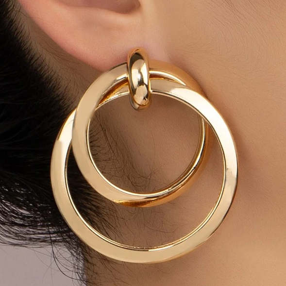 Elegant Golden Hoop