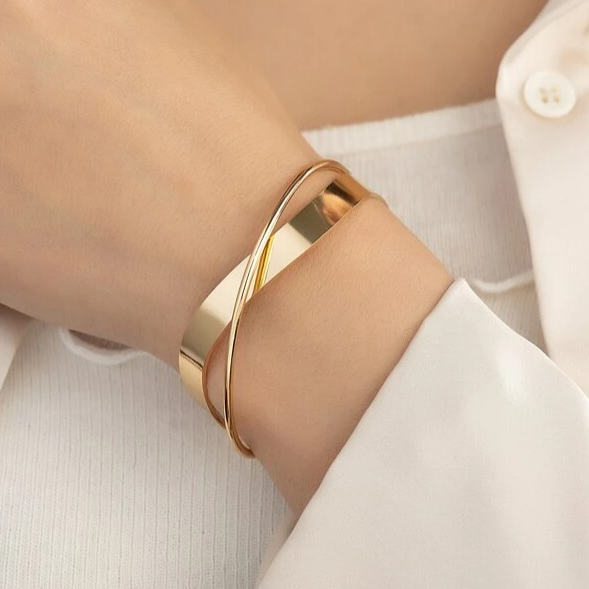 Elegant Double Golden Bracelet