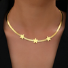 Elegant Golden Stars Necklace