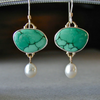 Vintage Turquoise Stone Pearl