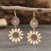 Vintage Golden Daisy Earrings