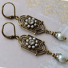 Vintage Dangling Pearl Etnic