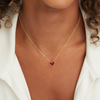 Elegant Red Heart Chain