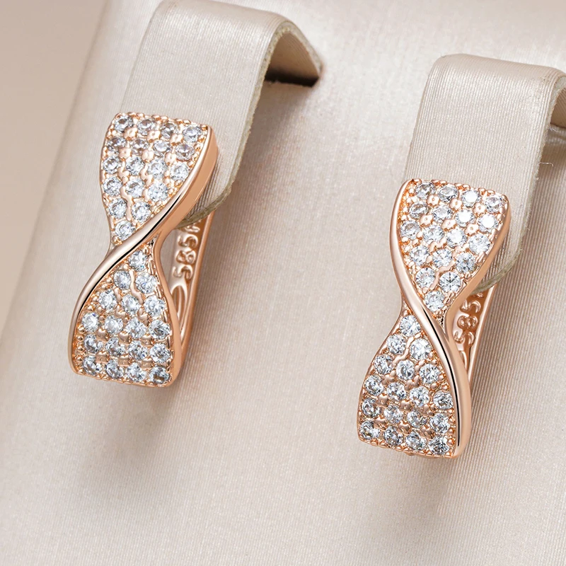 Elegant Bright Gold Earrings