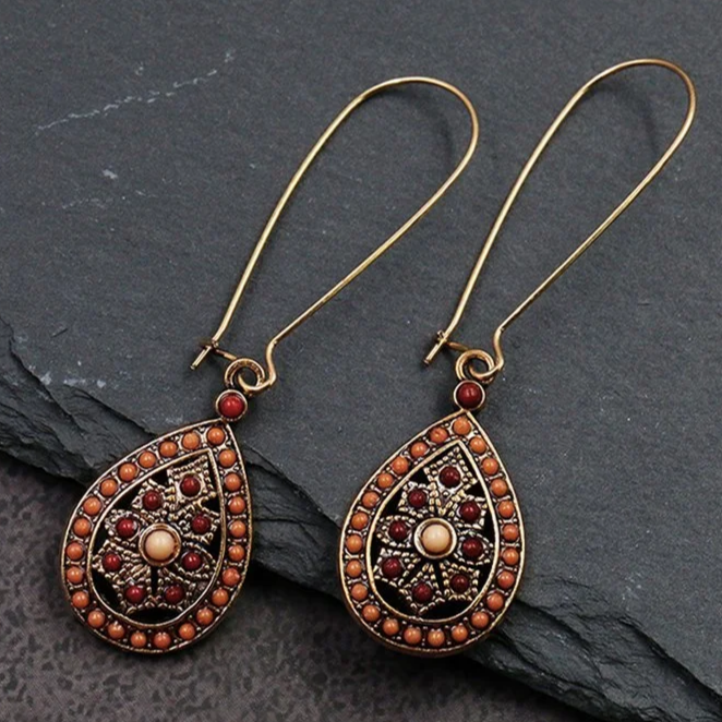 Vintage Drop Mandala Dangling