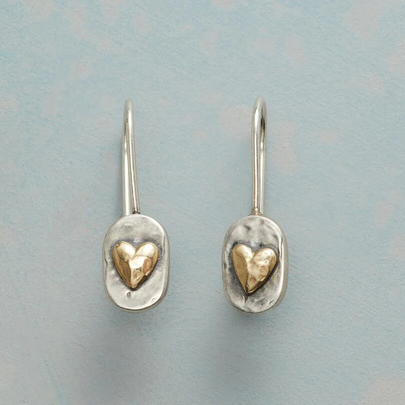 Vintage Silver Gold Heart