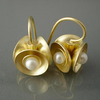 Vintage Gold & Pearl Earrings