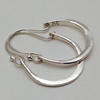 Vintage Silver Hoop Earrings