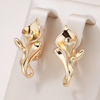 Elegant Golden Leaf Earrings