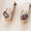 Elegant Colorful Zirconia Earrings
