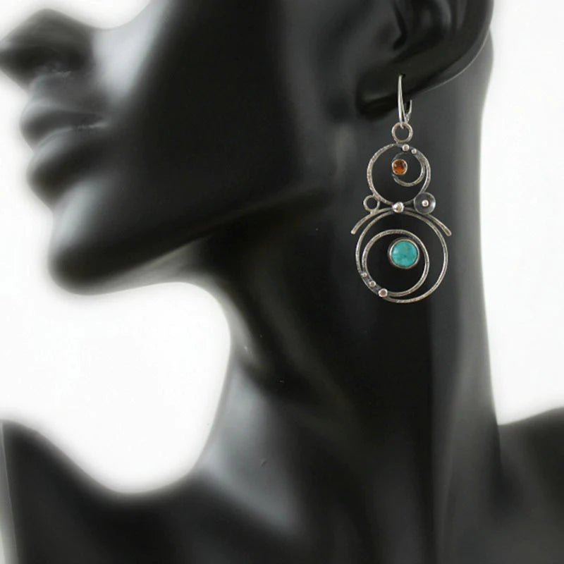 Blue Stone Earrings