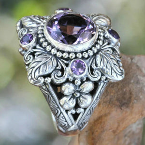 Meditation Amethyst Crystal Flower