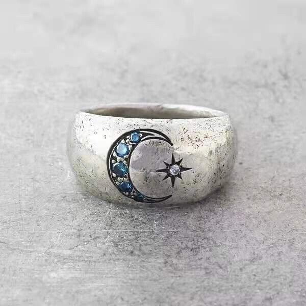 Star Moon Ring