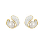 Luxury  with White Opal and Pearls in Gold