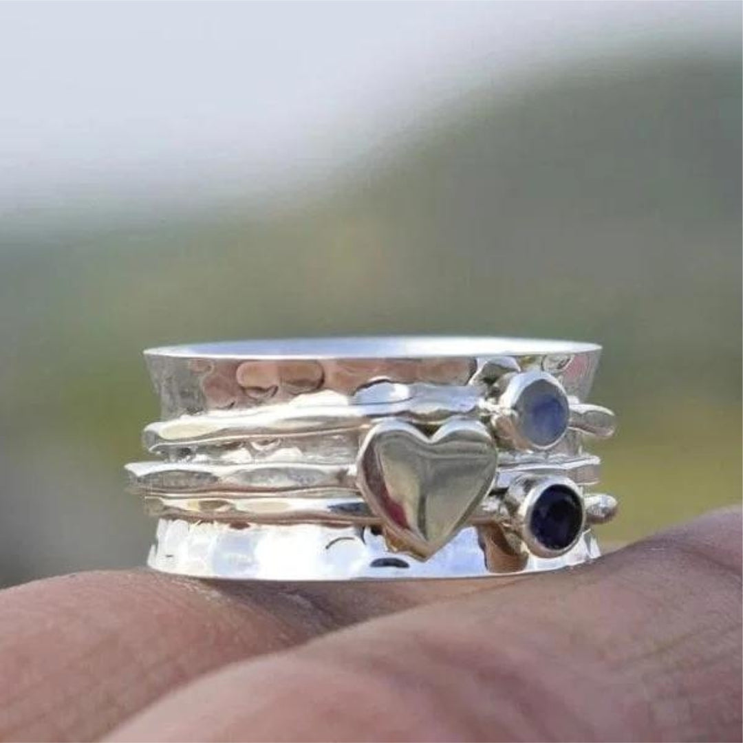 Spinner Heart Ring