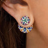 Glittering Mandala Earrings