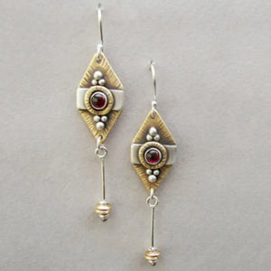 Silver Desert Boho Earrings