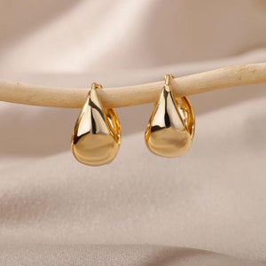 Golden Drop Earrings