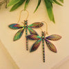 Multicolour Chromatic Dragonfly Earrings