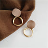 Luxury Brown Plated Earrings in Gold